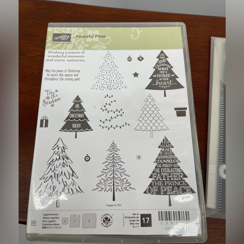 Stampin' Up! Festive Tree Stamp and Perfect Pines Framelits Die Set - Picture 2 of 5